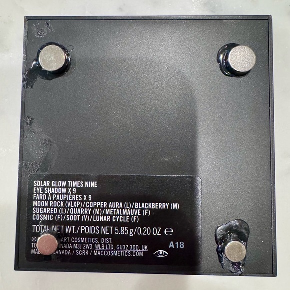 MAC M.A.C. Cosmetics Makeup Eyeshadow Palette SOLAR GLOW TIMES NINE - Pls. Read - Picture 7 of 7